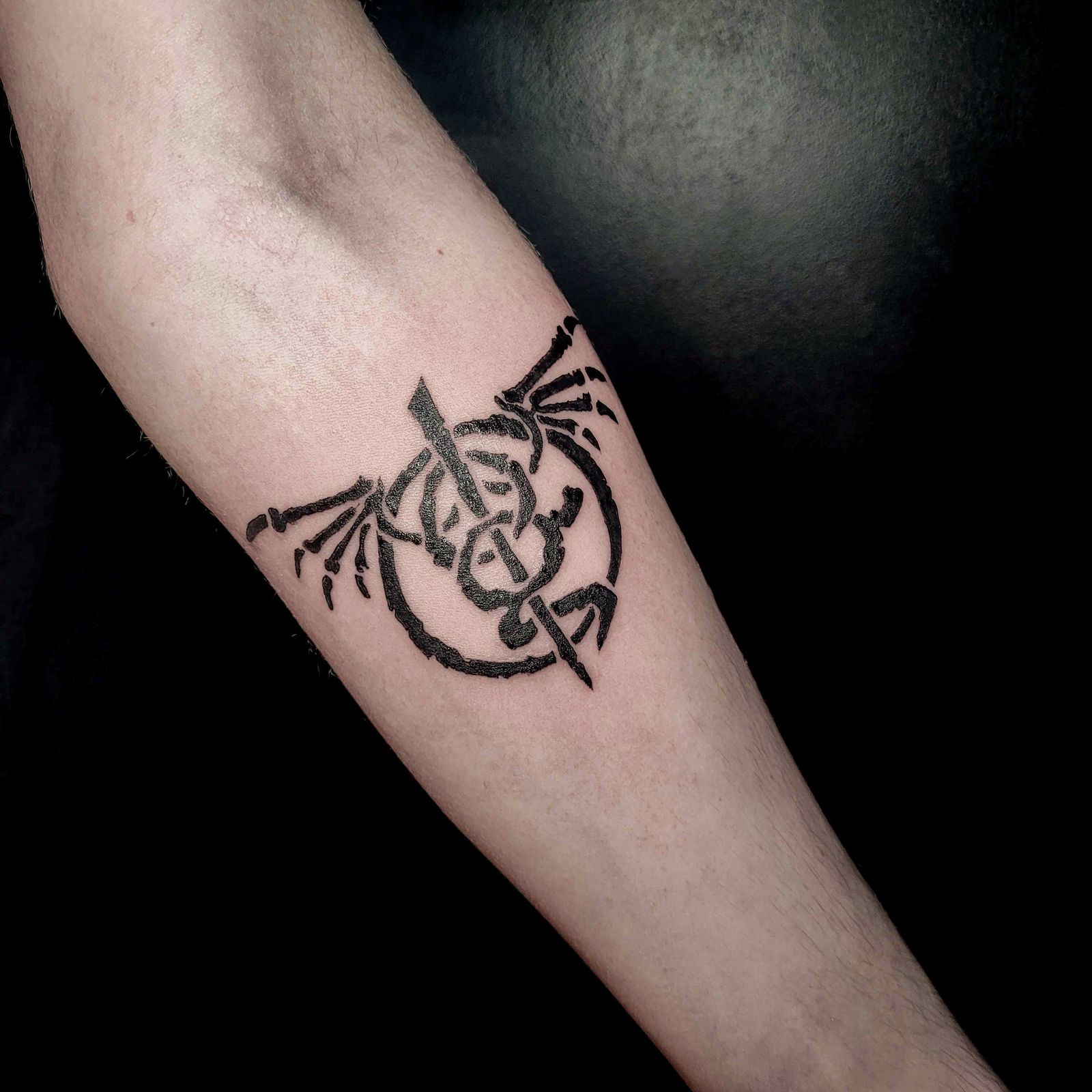 LAMB OF GOD SIGIL tattoo — music, arm — by Kayleigh Chaos, tattoo artist in Perth, Scotland